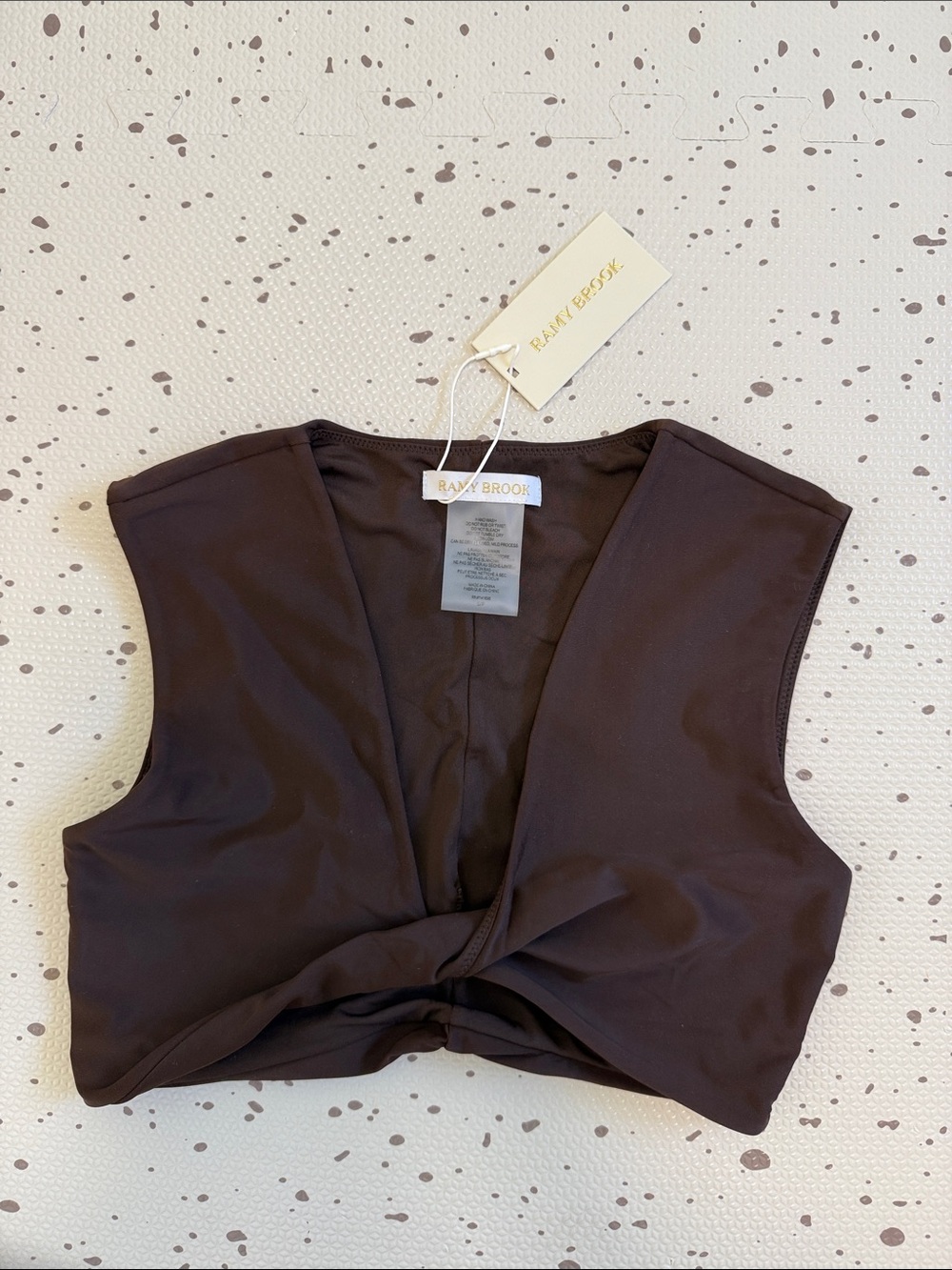 💘 RAMY BROOK - OLIWIA BIKINI TOP TWIST FRONT